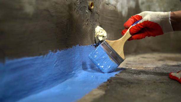 Commercial Waterproofing project at a Excelsior, MN business property by SJ Waterproofing Pros
